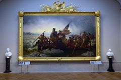 760A Washington Crossing the Delaware with frame - Emanuel Leutze 1851- American Wing New York Metropolitan Museum of Art.jpg